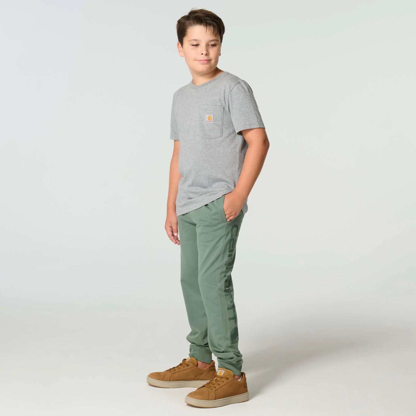 Boys' Re-Engineered Garment Dye Logo Sweatpants (Child)