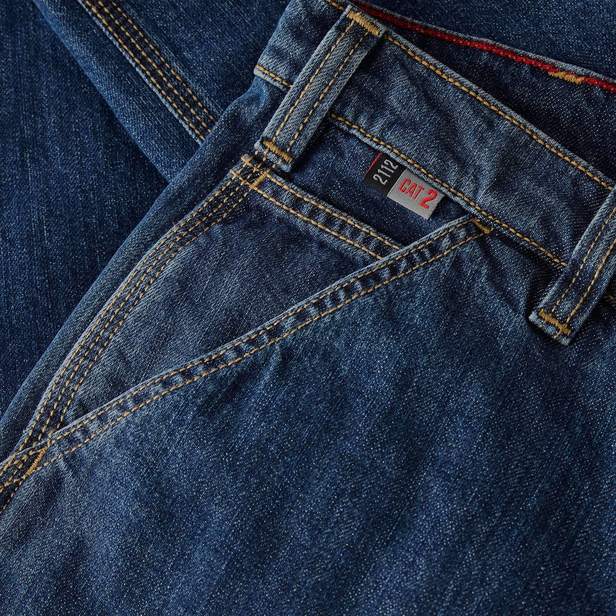 FR Loose Straight Denim Dungaree