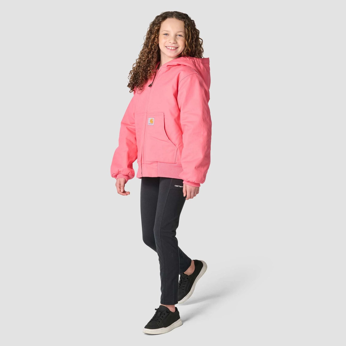 Girls' Canvas Insulated Hooded Active Jac (Youth)