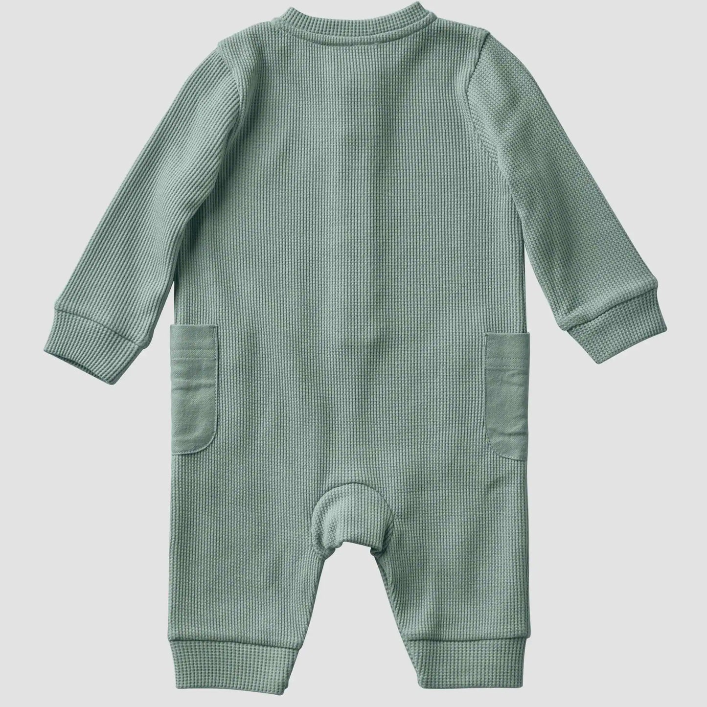 Kids' Long Sleeve Thermal Henley Coverall (Baby)