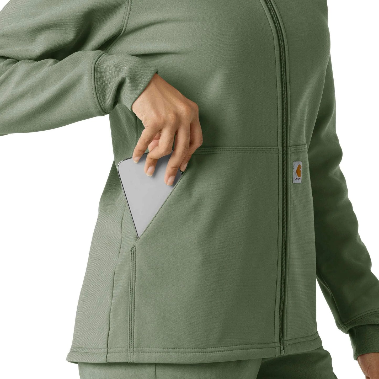 Women's Bonded Fleece Scrub Hoodie