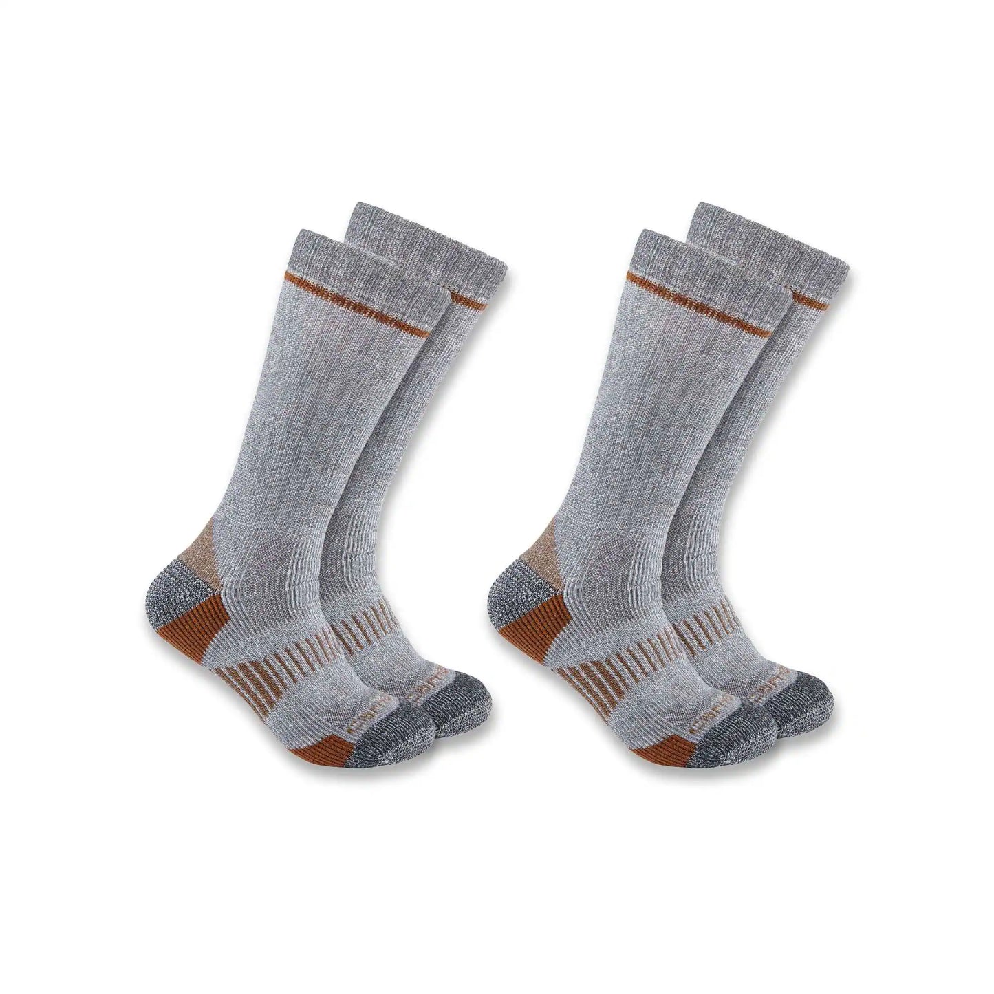 Midweight Synthetic-Wool Blend Boot Sock 2-Pack