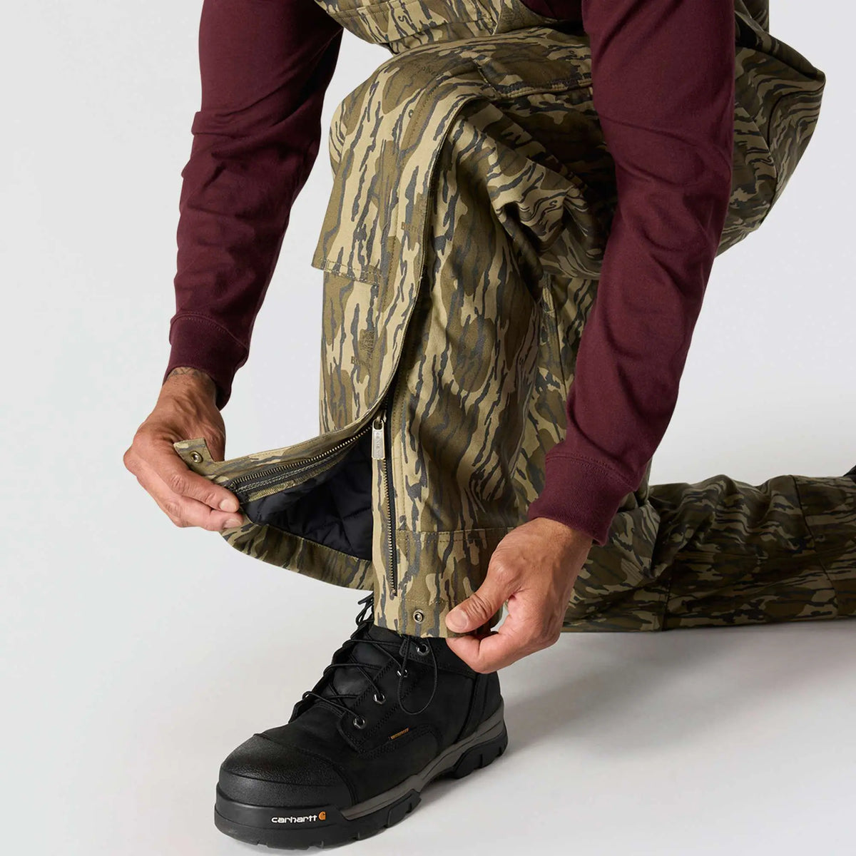 Rugged Flex™ Duck Insulated Camo Bib Overall