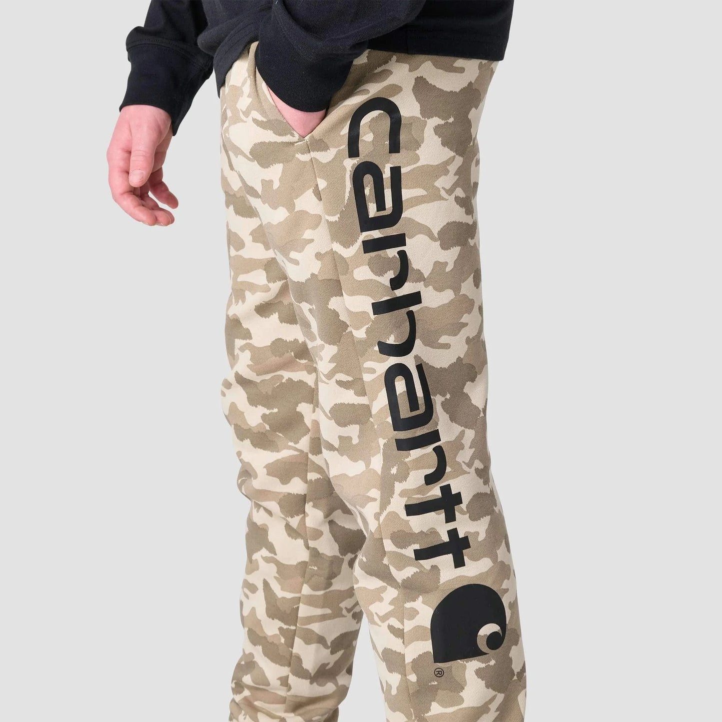 Boys' Elastic Waistband Fleece Camo Printed Sweatpant (Youth)