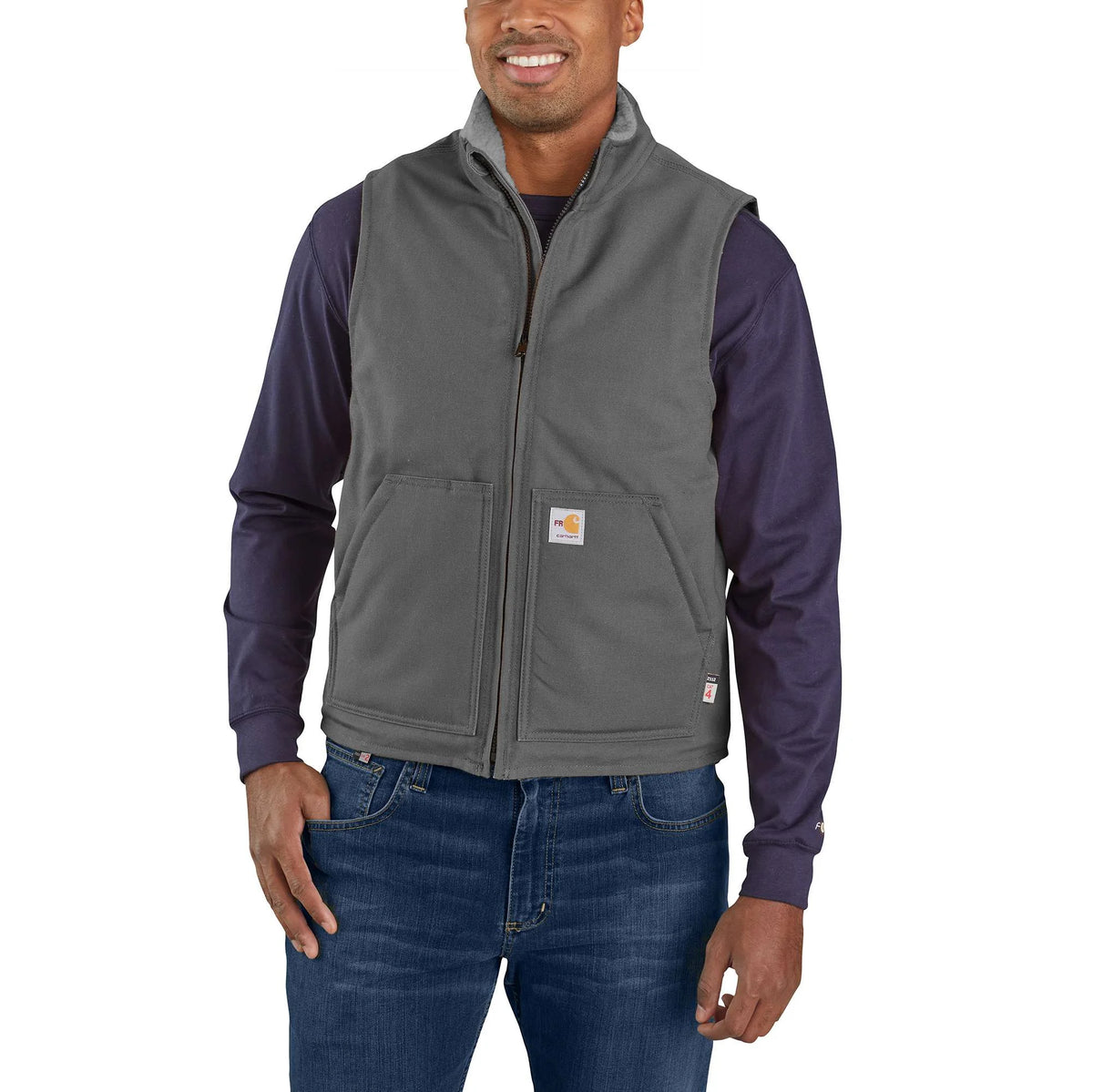 FR Duck Mock Neck Vest