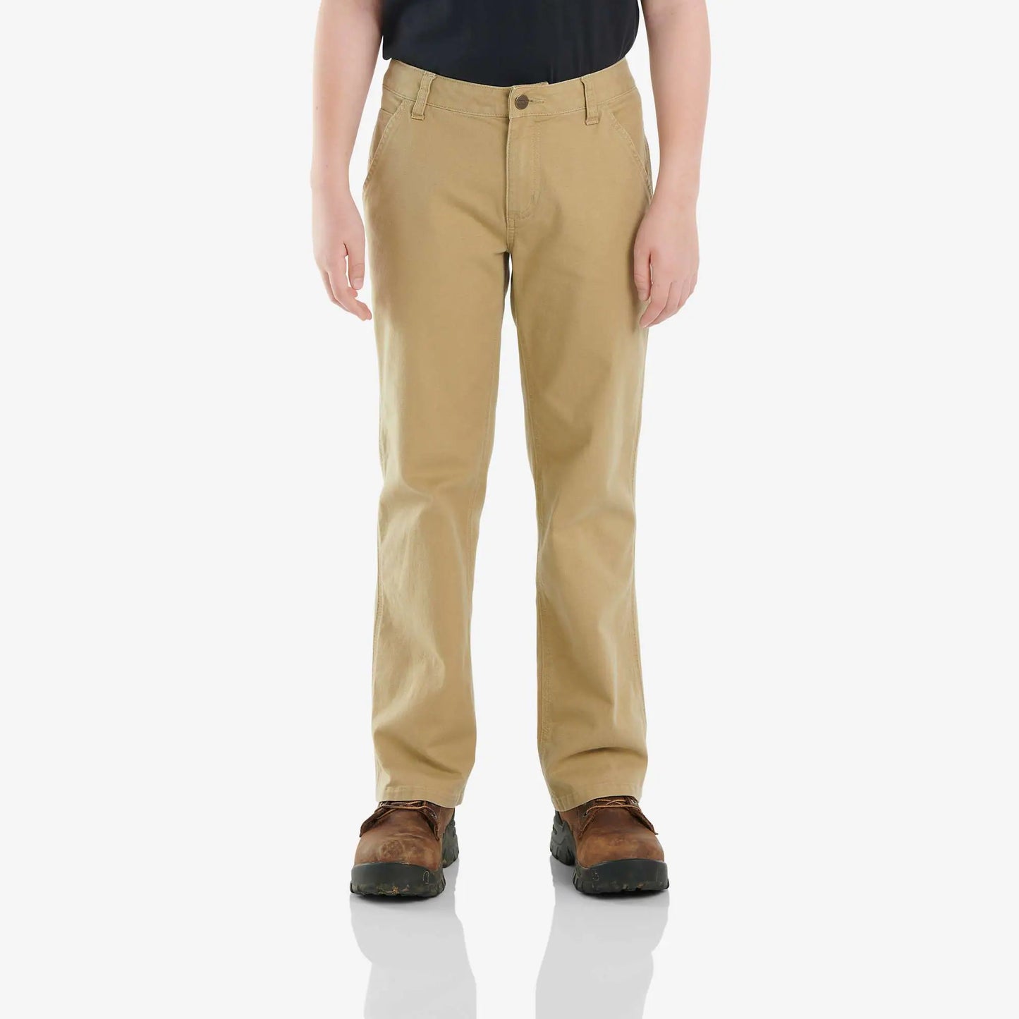 Boys' Rugged Flex® Loose Fit Canvas Utility Boot-Cut Work Pant (Child/Youth)