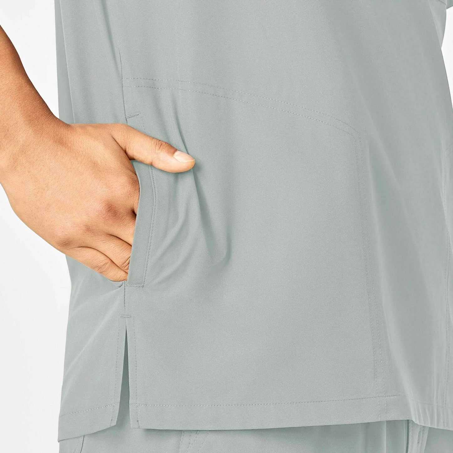 Force Essentials V-Neck Shirttail Scrub Top