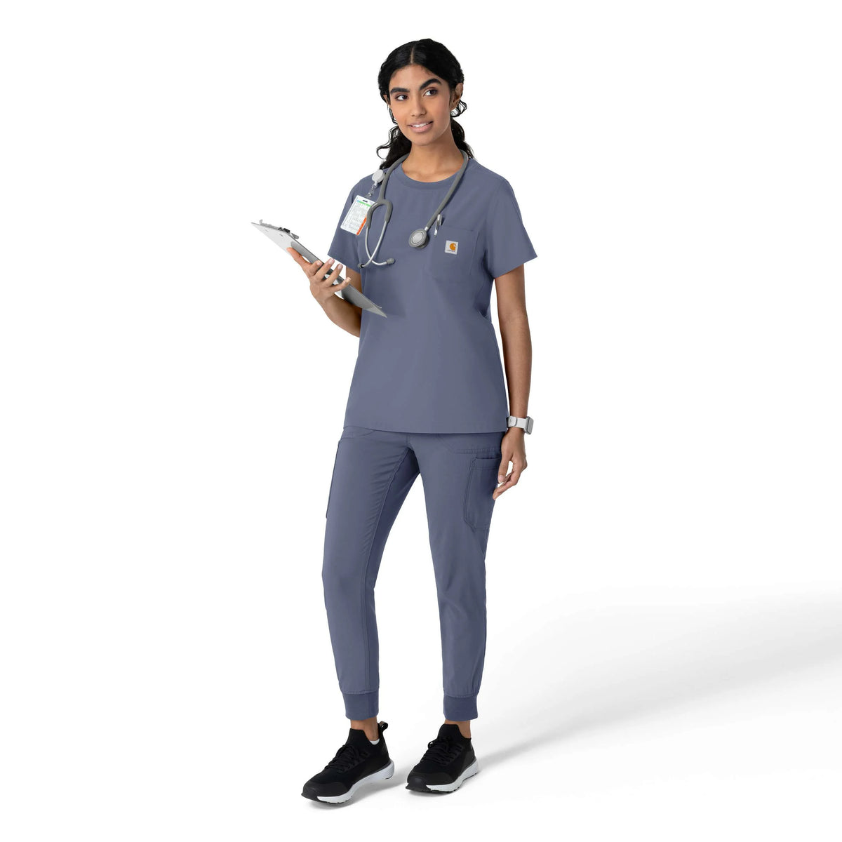 Women's Force Cross-Flex Crew Neck Scrub Top