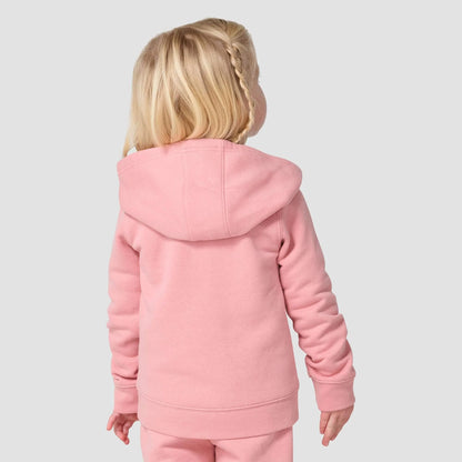 Girls' Long Sleeve Half-Zip Hooded Logo Sweatshirt (Baby/Toddler)