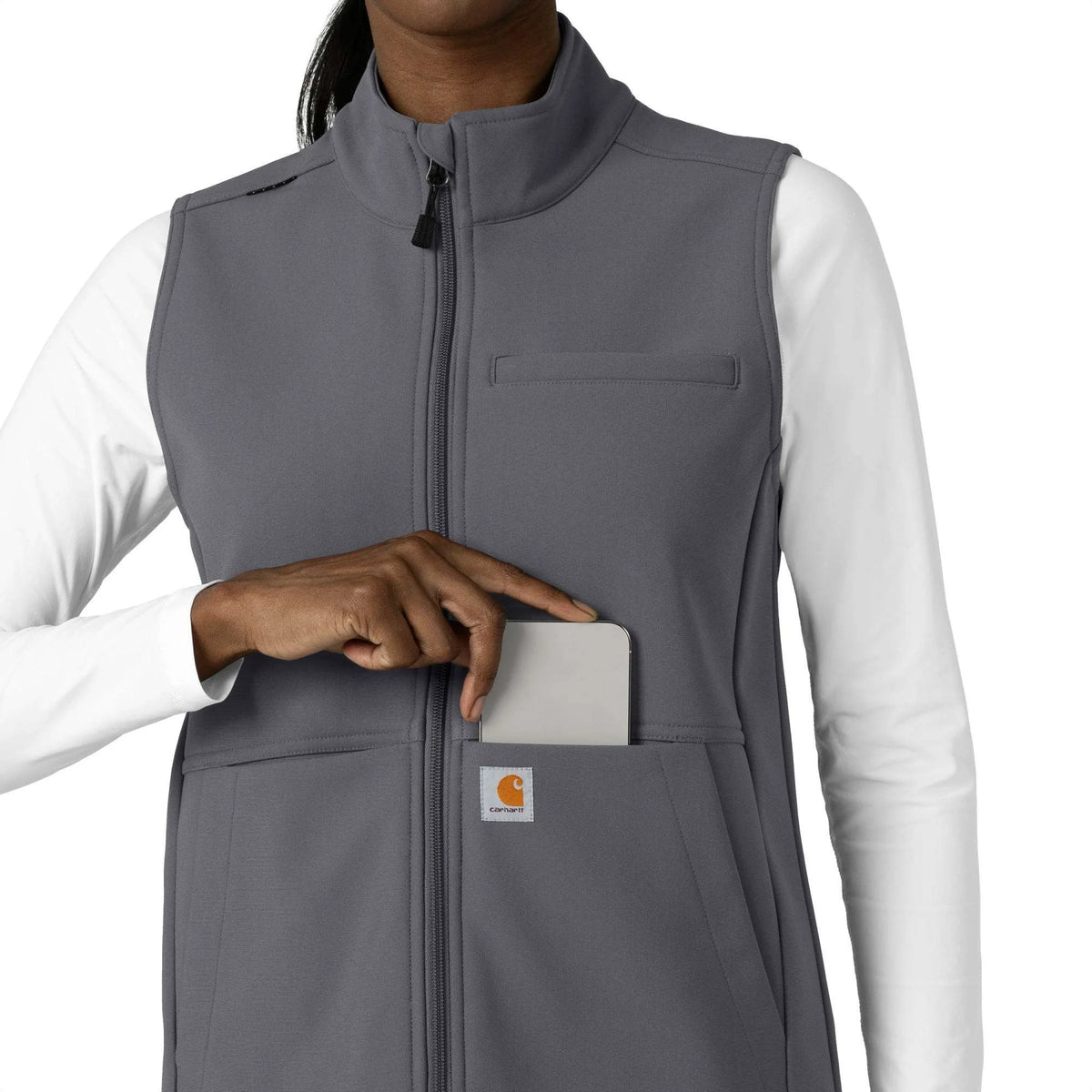 Women's Rugged Flex® Bonded Fleece Scrub Vest