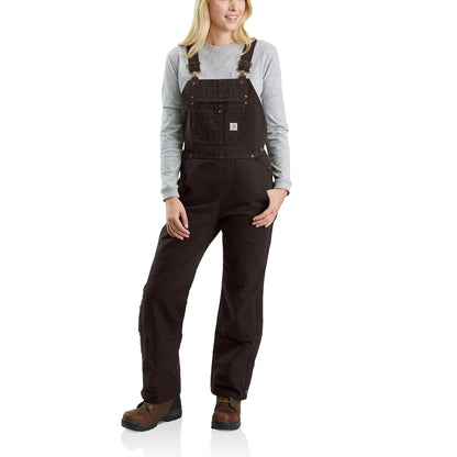 Women's Washed Duck Insulated Bib Overall