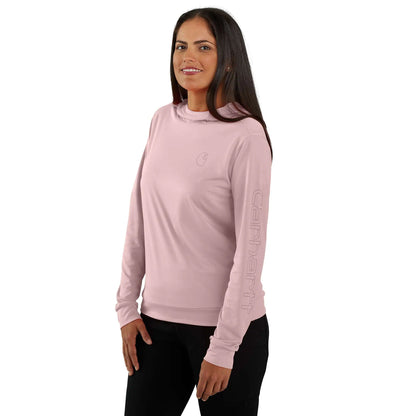 Women's Force Sun Defender™ Relaxed LS Logo Hoodie