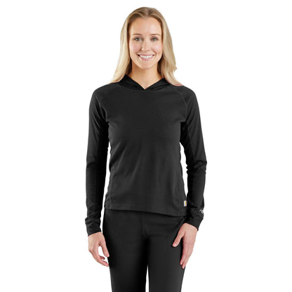 Women's Carhartt Force® Midweight Micro-Grid Base Layer Hoodie