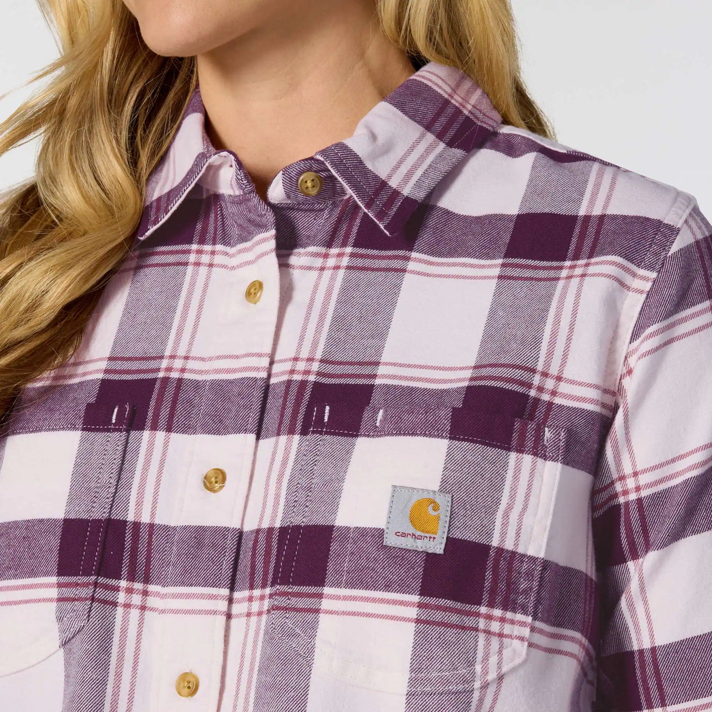 Women's Hamilton Relaxed LS Plaid Shirt