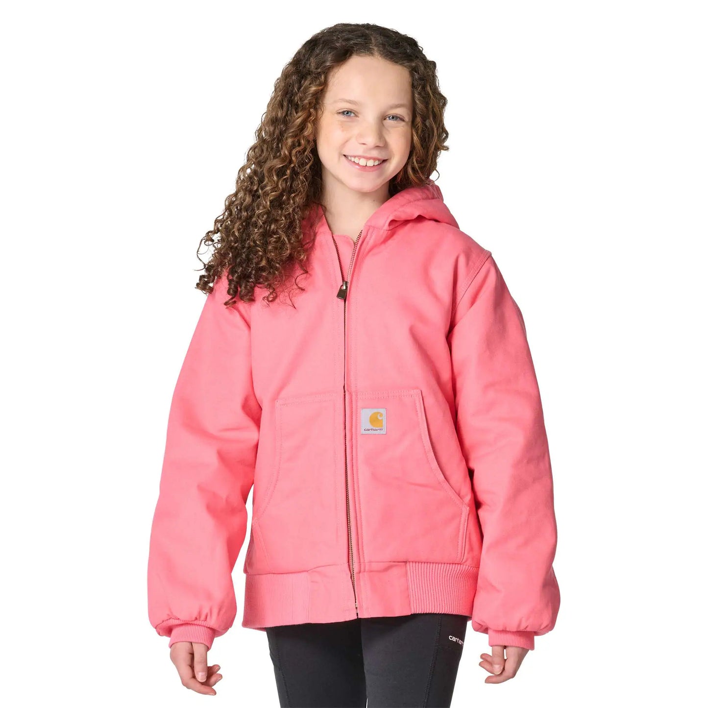 Girls' Canvas Insulated Hooded Active Jac (Youth)