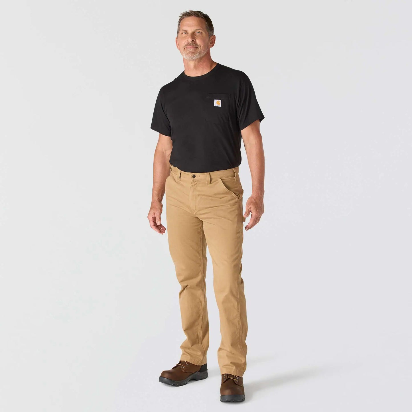 Relaxed Straight Twill Dungaree
