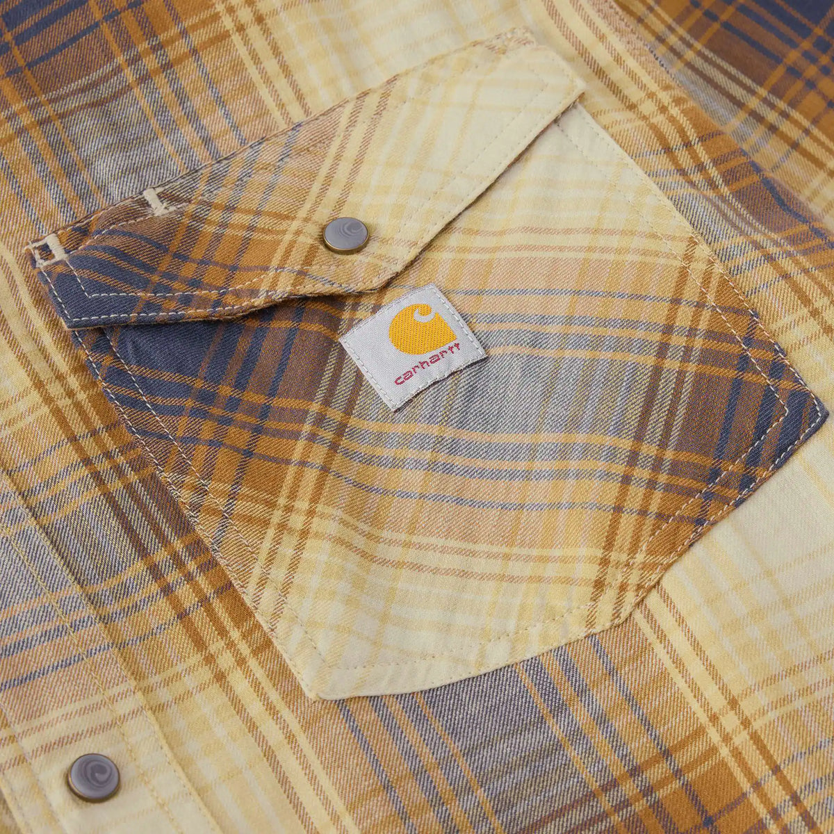 Montana Rugged Flex™ Relaxed Fit Lightweight Long-Sleeve Snap-Front Plaid Shirt