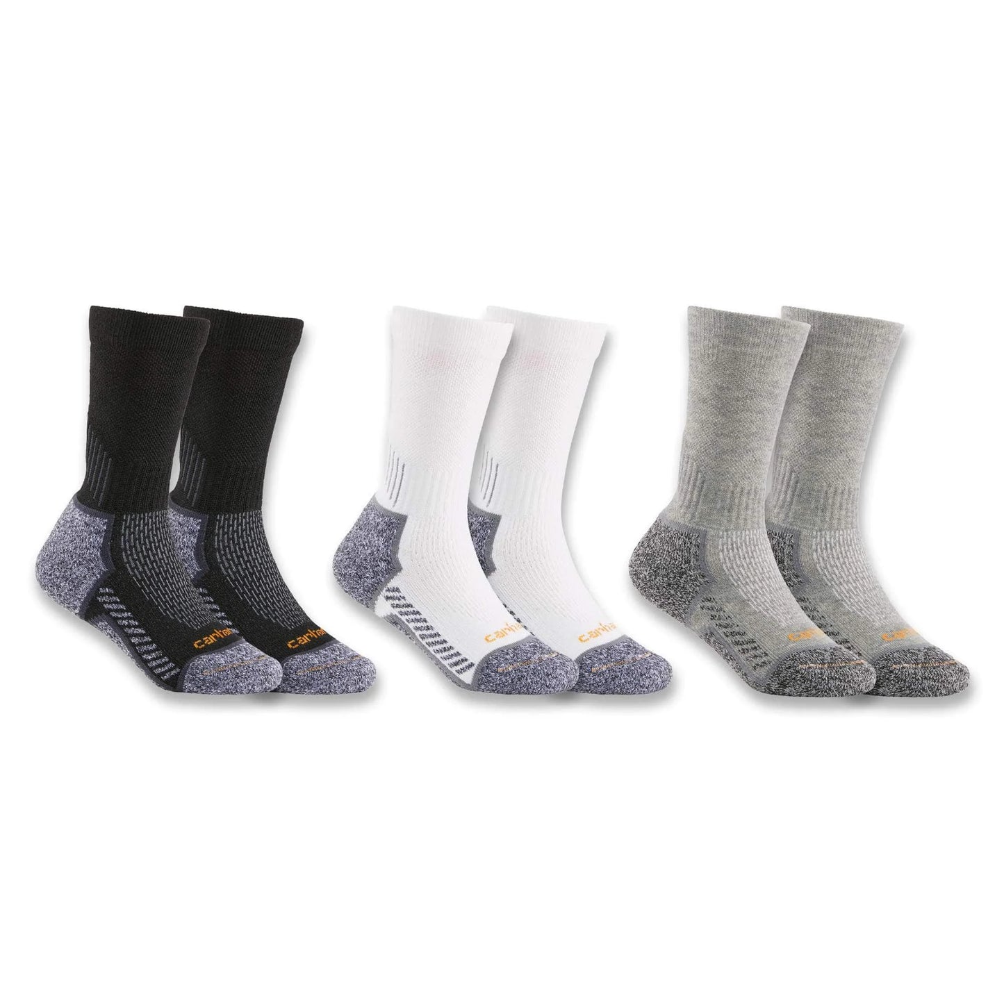 Kids' Force Midweight Crew Sock 3-Pack