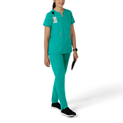 Women's Force Essentials Notch Neck Tunic Scrub Top