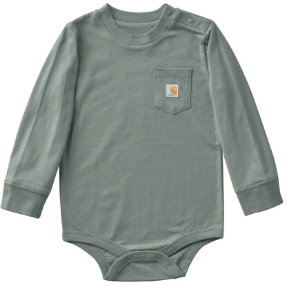 Kids' Long Sleeve Pocket Bodysuit (Baby)