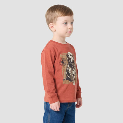 Boys' Long Sleeve Dog Shirt (Toddler/Child)