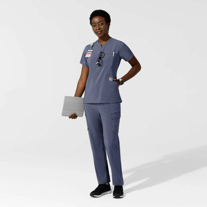 Women's Force Cross-Flex Chest Pocket Scrub Top