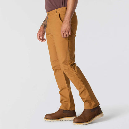 Slim Tapered Rugged Flex™ Duck Double-Front Dungaree