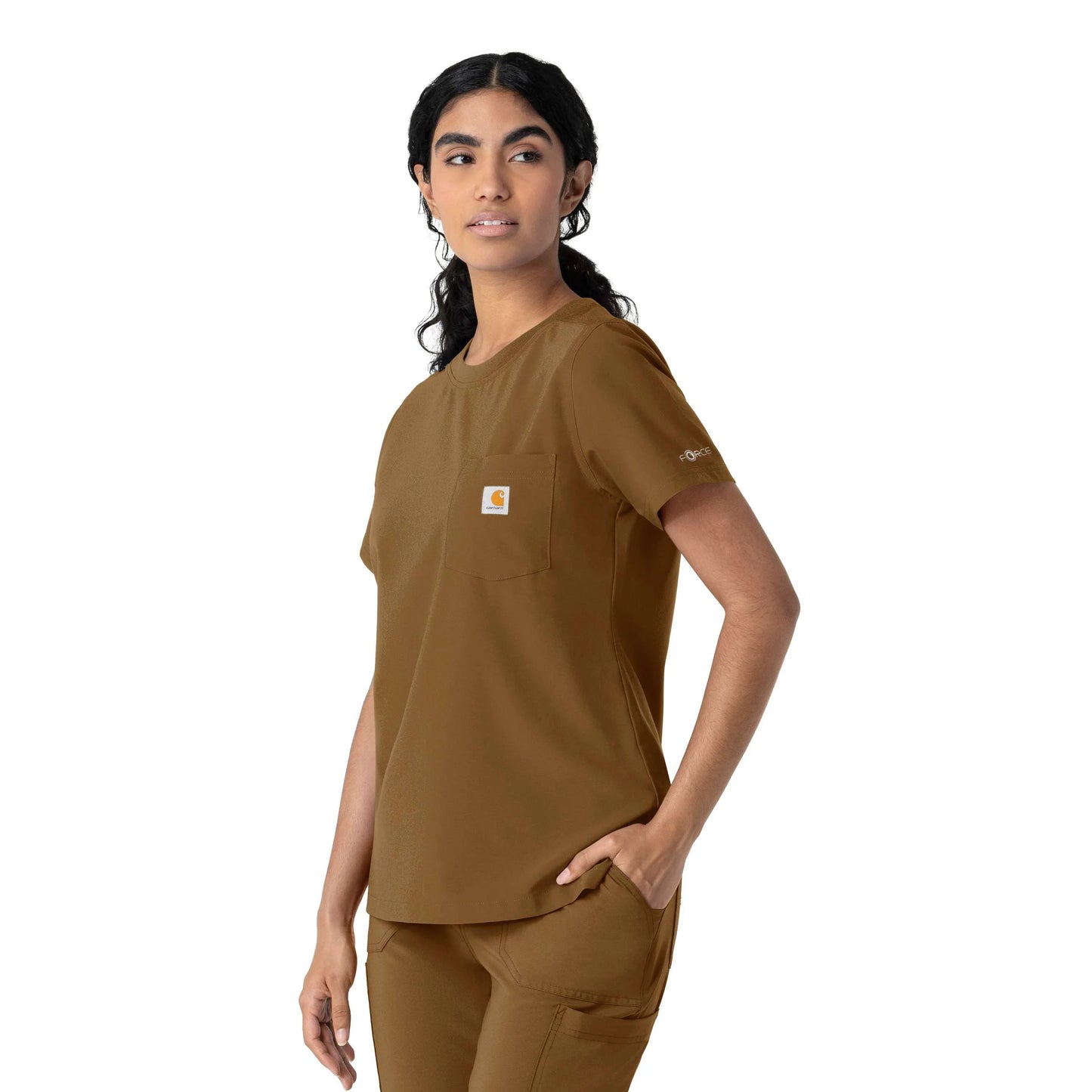 Women's Force Cross-Flex Crew Neck Scrub Top