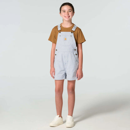 Girls' Twill Stripe Shortall (Child)