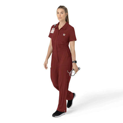 Women's  Force Cross-Flex Short Sleeve Scrub Coverall