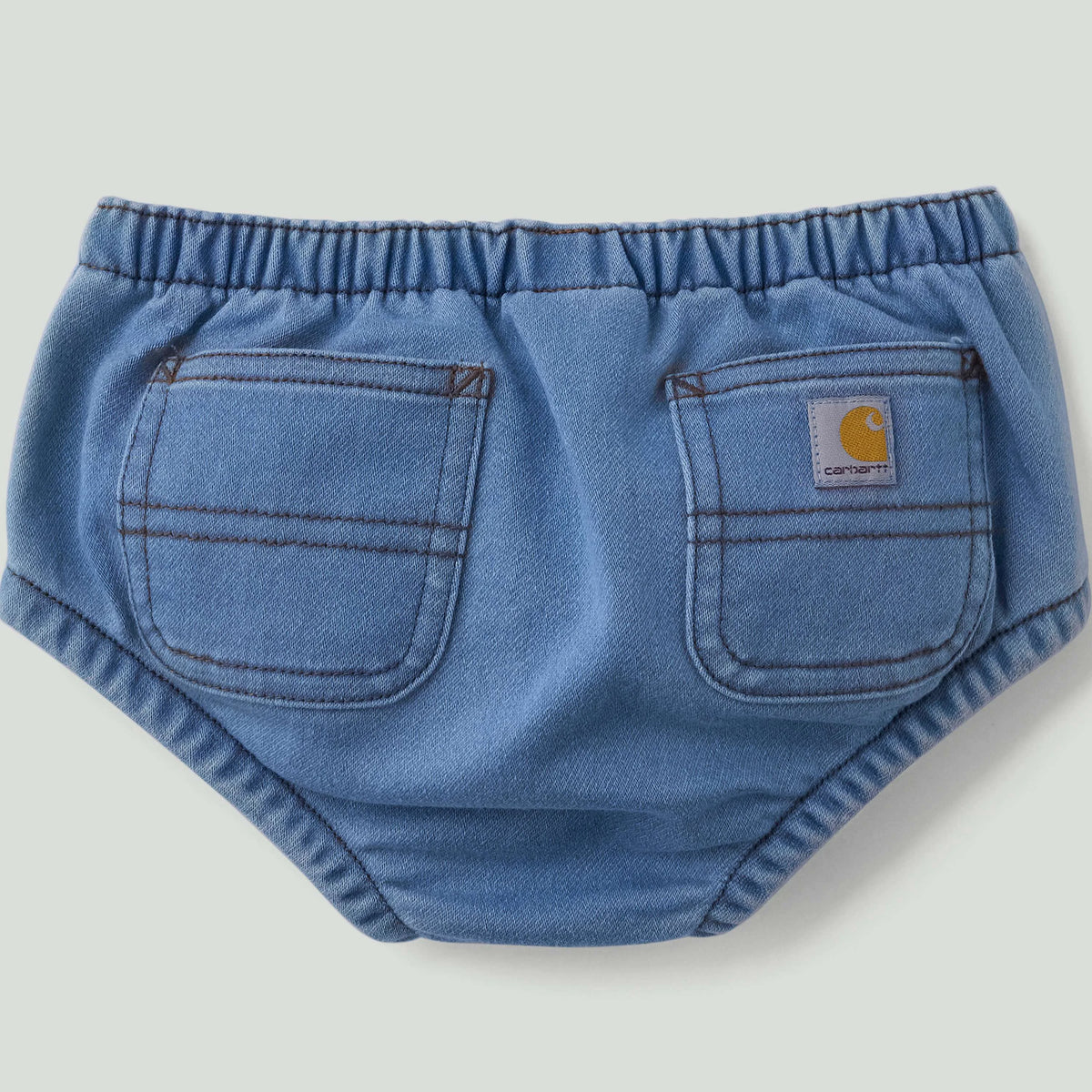 Kids' Elastic Waistband Rugged Flex™ Denim Diaper Cover (Baby)