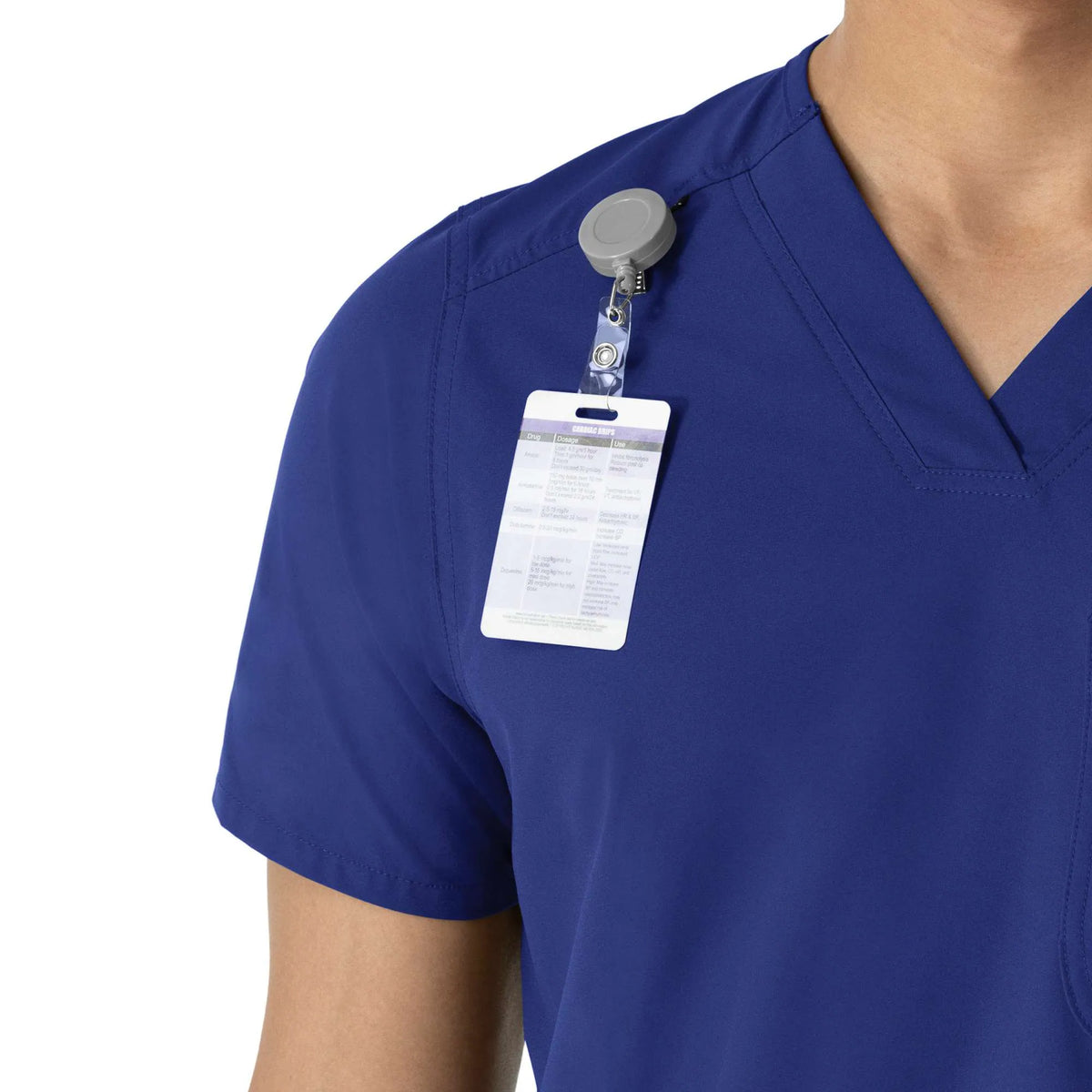 Force Essentials V-Neck Shirttail Scrub Top