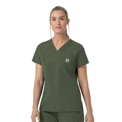 Women's Rugged Flex FLD V-Neck Scrub Top