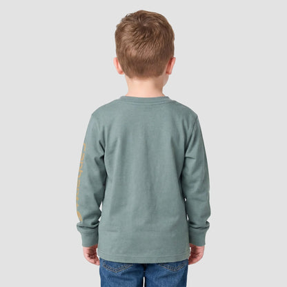 Boys' Long Sleeve Pocket Logo T-Shirt (Toddler/Child/Youth)
