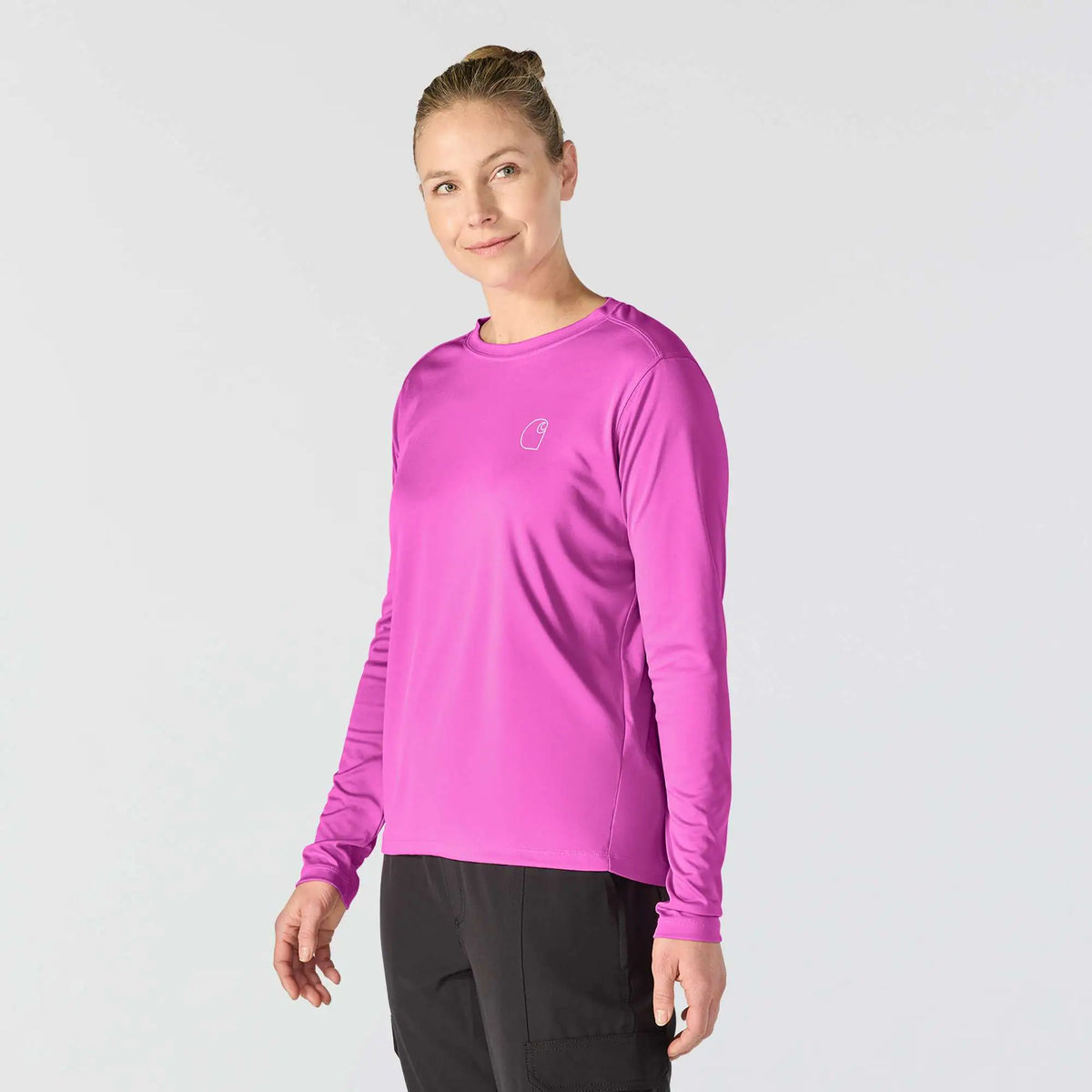 Women's Force Sun Defender™ Relaxed LS Logo T-Shirt