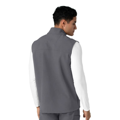 Rugged Flex® Men's Bonded Fleece Scrub Vest