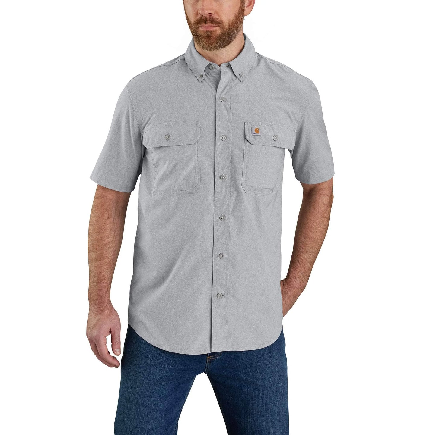Force Sun Defender™ Chambray Relaxed SS Shirt
