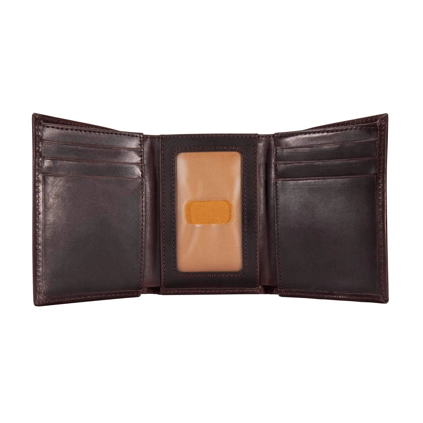 Oil Tan Leather Trifold Wallet