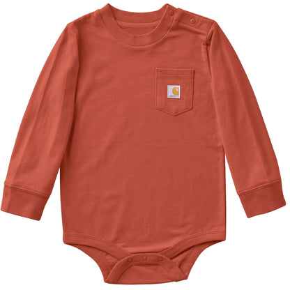 Kids' Long Sleeve Pocket Bodysuit (Baby)