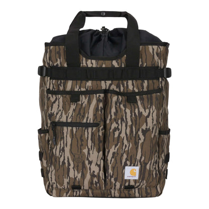 28L Nylon Cinch-Top Convertible Tote Backpack