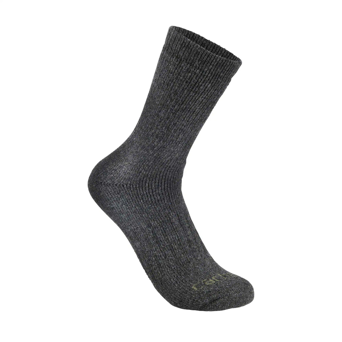 Midweight Synthetic-Wool Blend Colorblock Crew Sock 2-Pack