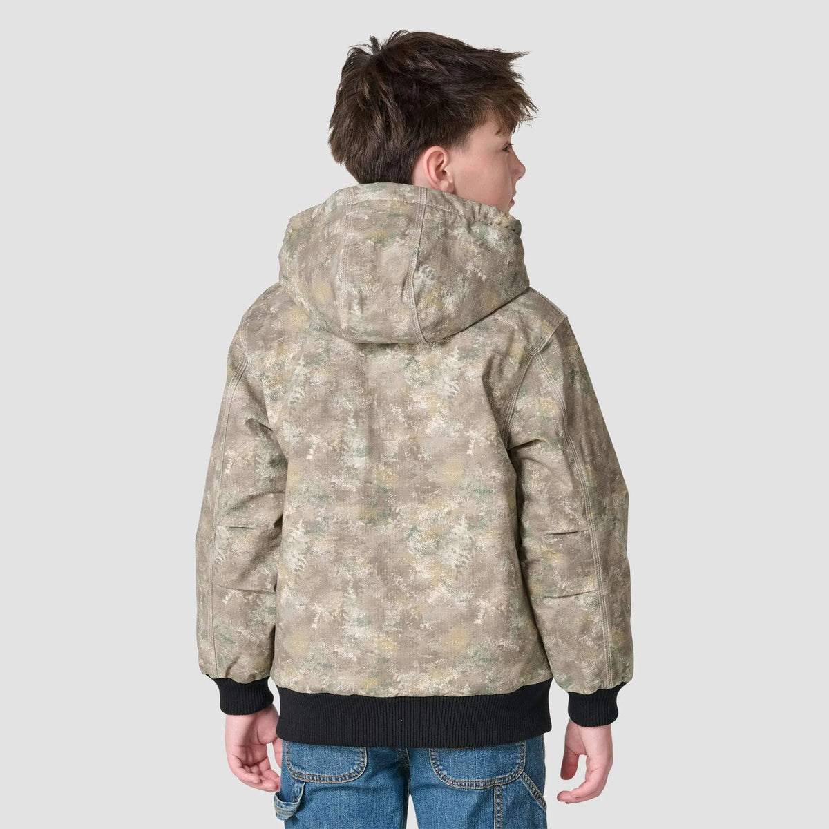Boys' Canvas Insulated Faded Camo Jacket (Child/Youth)