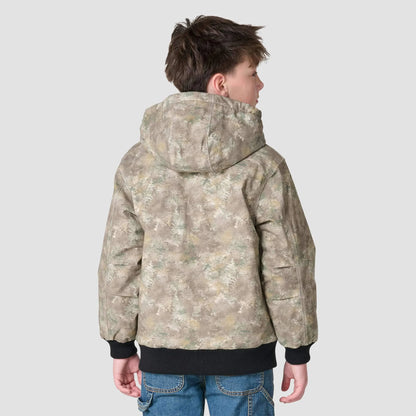 Boys' Canvas Insulated Faded Camo Jacket (Child/Youth)