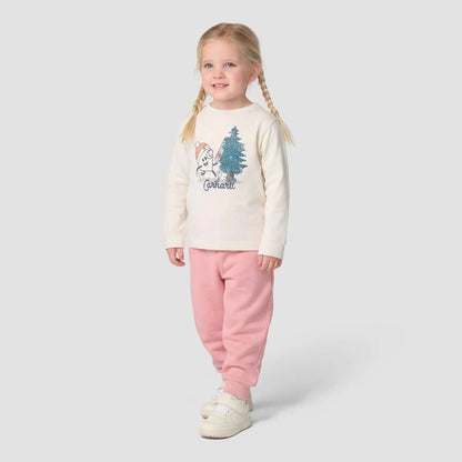 Girls' Elastic Waistband Logo Sweatpant (Baby/Toddler)