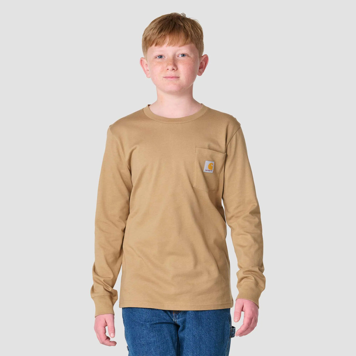 Boys' Long Sleeve Duck Camo Dog Pocket T-Shirt (Toddler/Child/Youth)