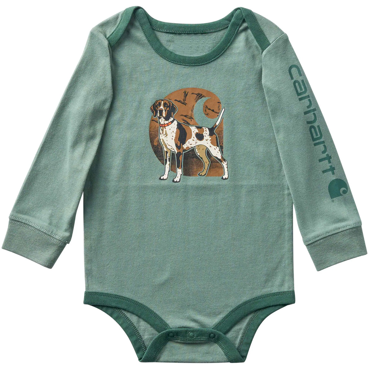 Boys' Long Sleeve Dog Bodysuit (Baby)
