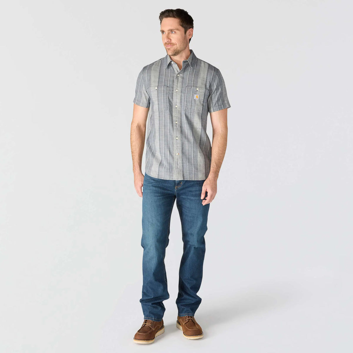 Bozeman Relaxed SS Plaid Shirt