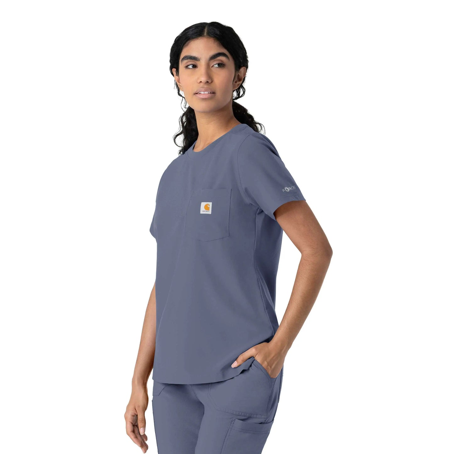 Women's Force Cross-Flex Crew Neck Scrub Top