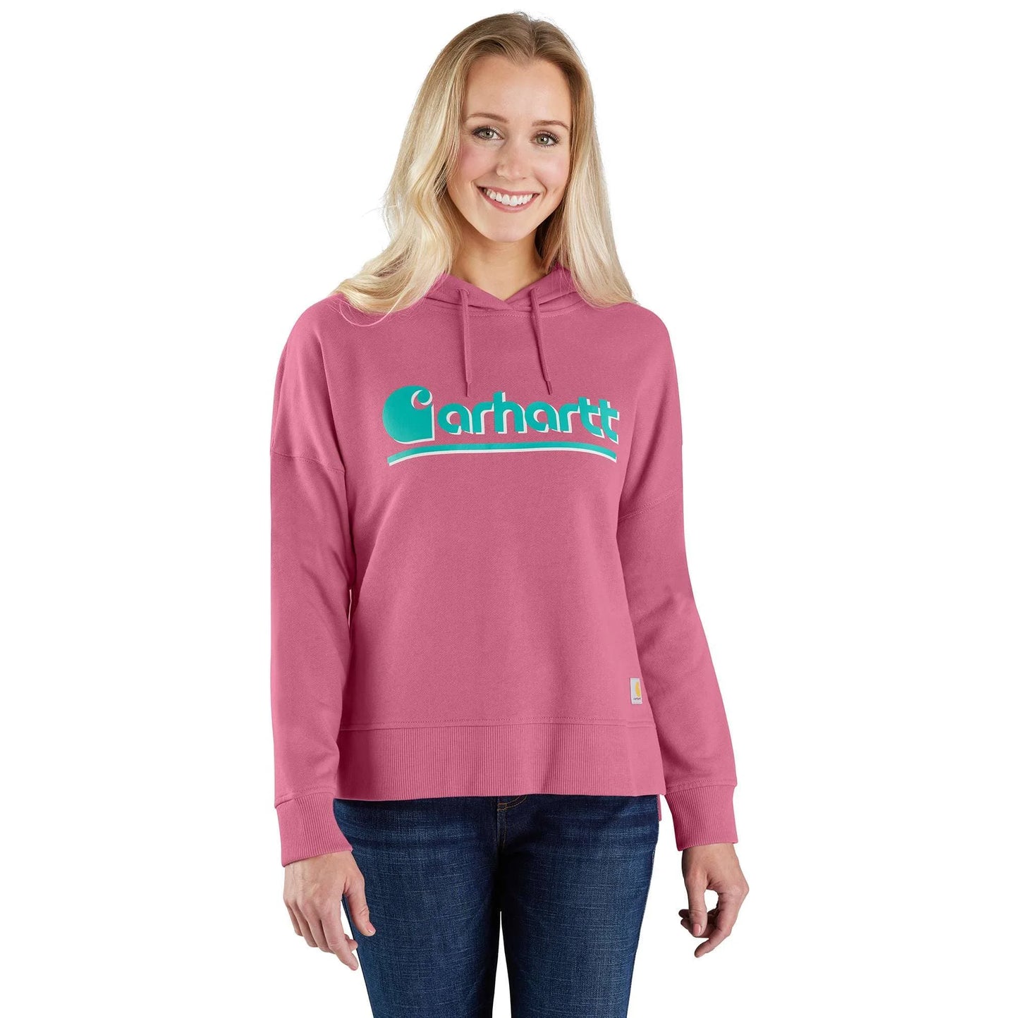 Women's TENCEL™ Fiber Series Loose Fit Graphic Hooded Sweatshirt