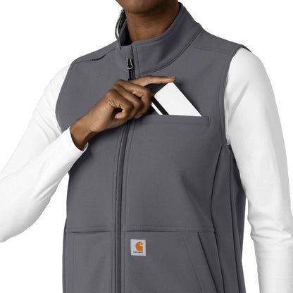 Women's Rugged Flex® Bonded Fleece Scrub Vest